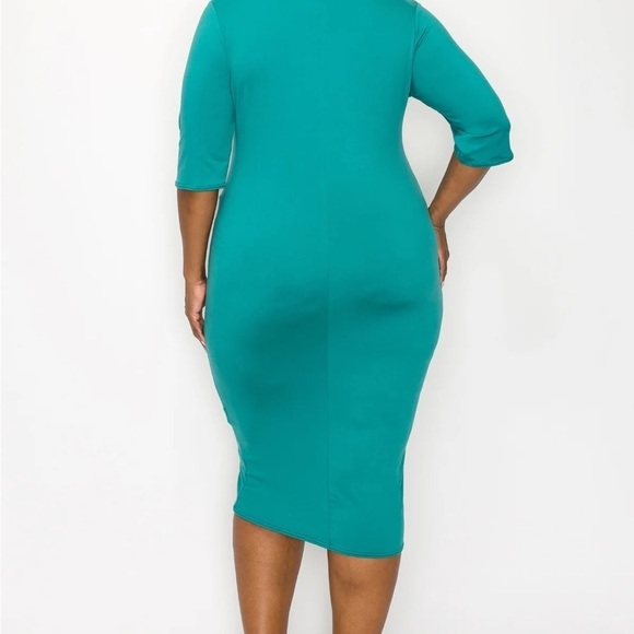Simply Jade Dress- Plus Size - Picture 3 of 3
